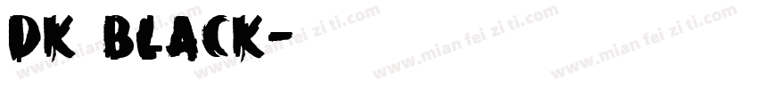 dk black字体转换